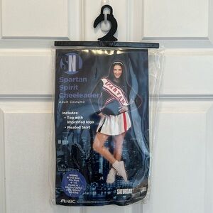 SNL Spartan Spirit Cheerleader Costume One Size Fits Most